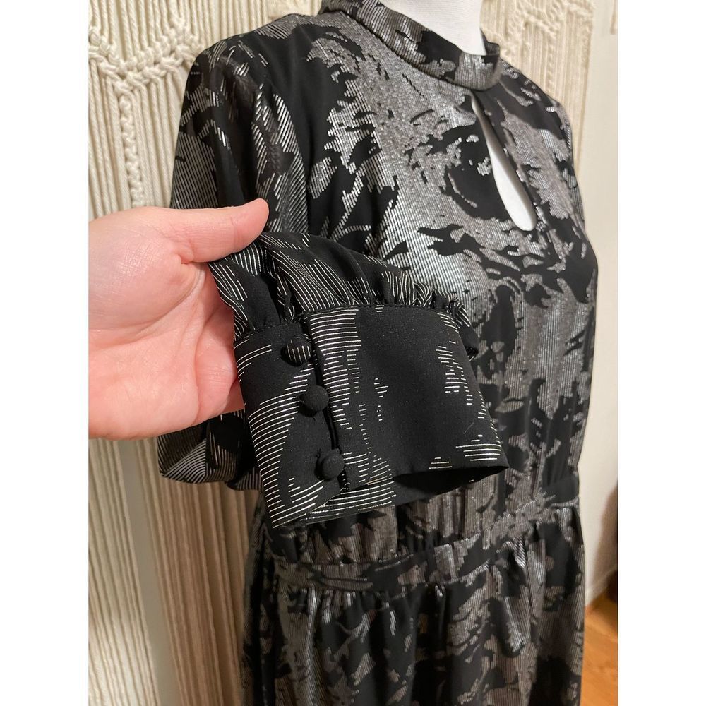 NWOT ModCloth More to Adore Metallic Midi Dress Size 1X - Picture 5 of 13